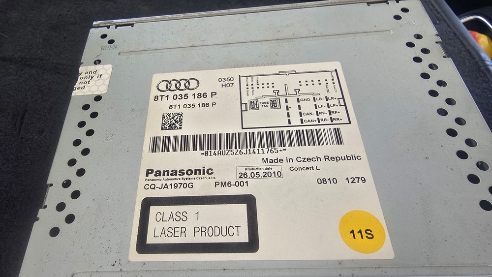 Rádio Original Audi Concert III (A4 B8 / A5)