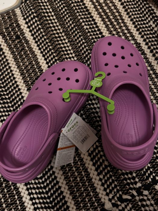 CROCS/Сабо/клоги/КРОКСИ (unisex Stomp Clog 39-40) Бузкові