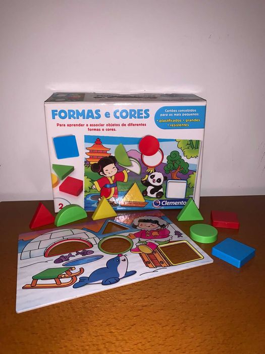 Jogo de Criança Formas e Cores - Idade 2+