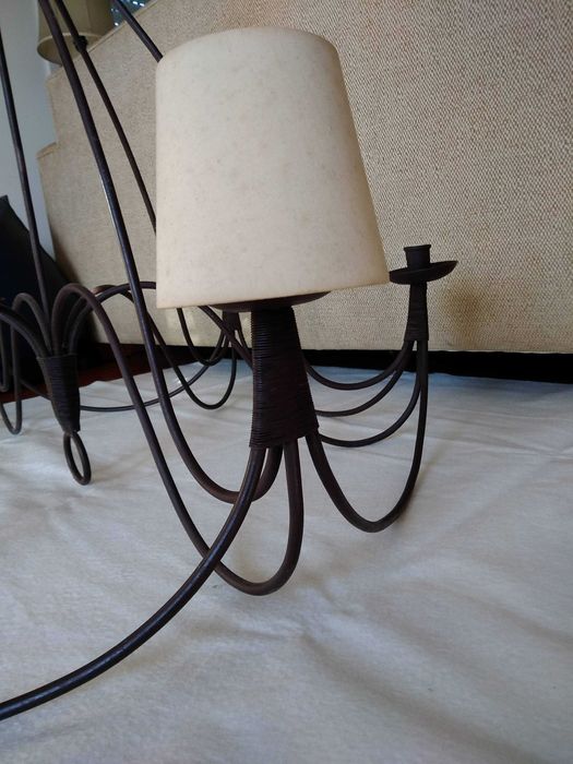 candeeiro de tecto - Lustre -  em ferro64751551898370124