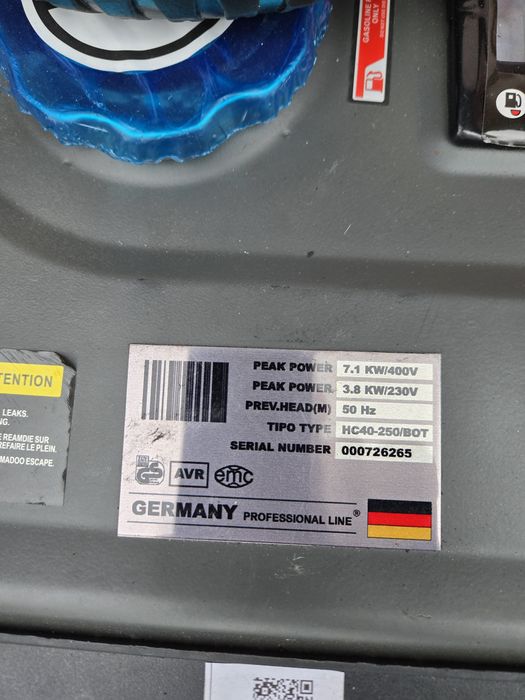 Agregat prądotwórczy nowy