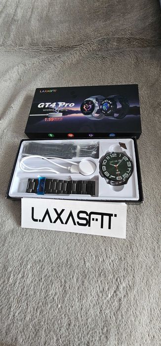 Smartwatch Laxasfit 1,6 Super Amoled Nowy , dwie bransolety