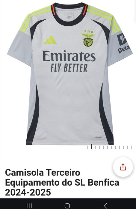 Camisola  SL Benfica 2024/2025 (nova 3xl) Di Maria