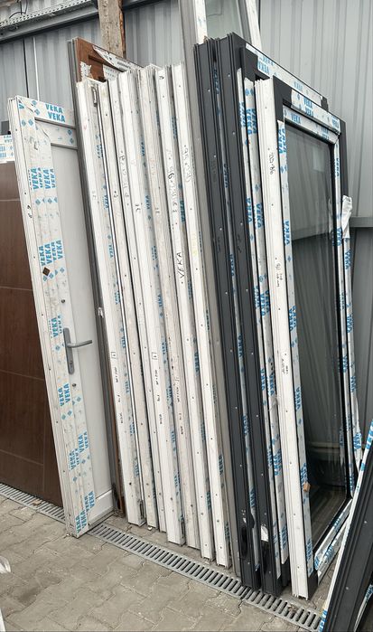 Okno Balkonowe PCV, nowe 100x237 Antracyt i inne!