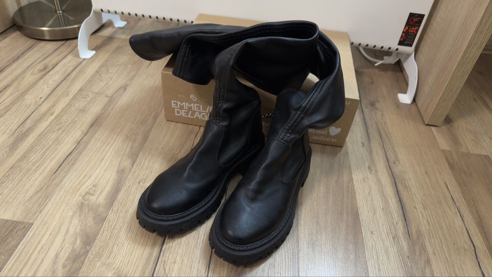 Ботфорти 38 р. на флісі