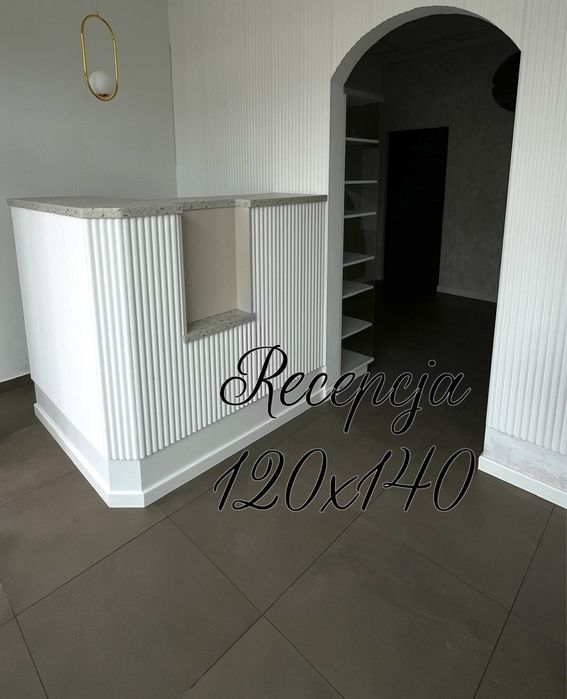 Recepcja beuty | Meble Fryzjerskie | Dużo miejsca do przechowywania