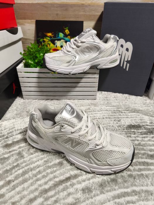 New Balance 530 White Silver / Нью беленс 530 / жіночі кросівки 39 40