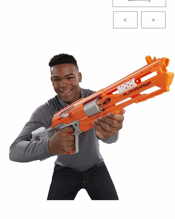Nerf gun pistolet karabin B7784 wyrzutnia accustrike Alphahawk