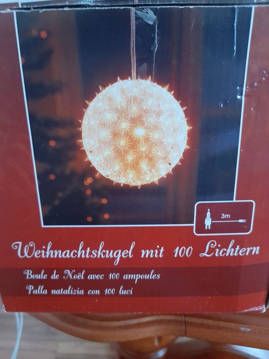 Kula led barwa światła ciepla