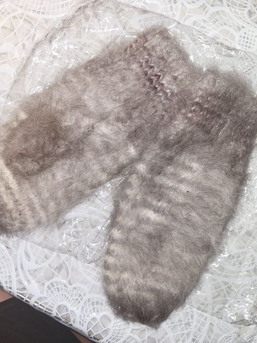 Варежки теплые женские