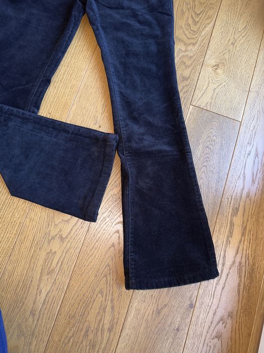 Spodnie ciążowe sztruks, czarne, H&M MAMA rozm. 40