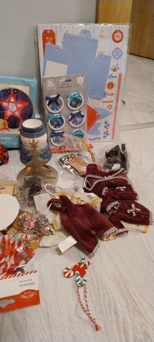 Zestaw ozdób świątecznych