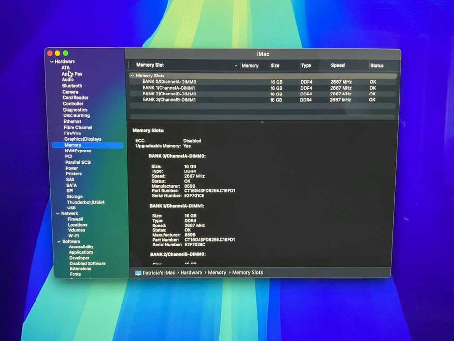 iMac 27" Retina 5K (2019) i9 8-Core 64GB RAM (com caixa original)