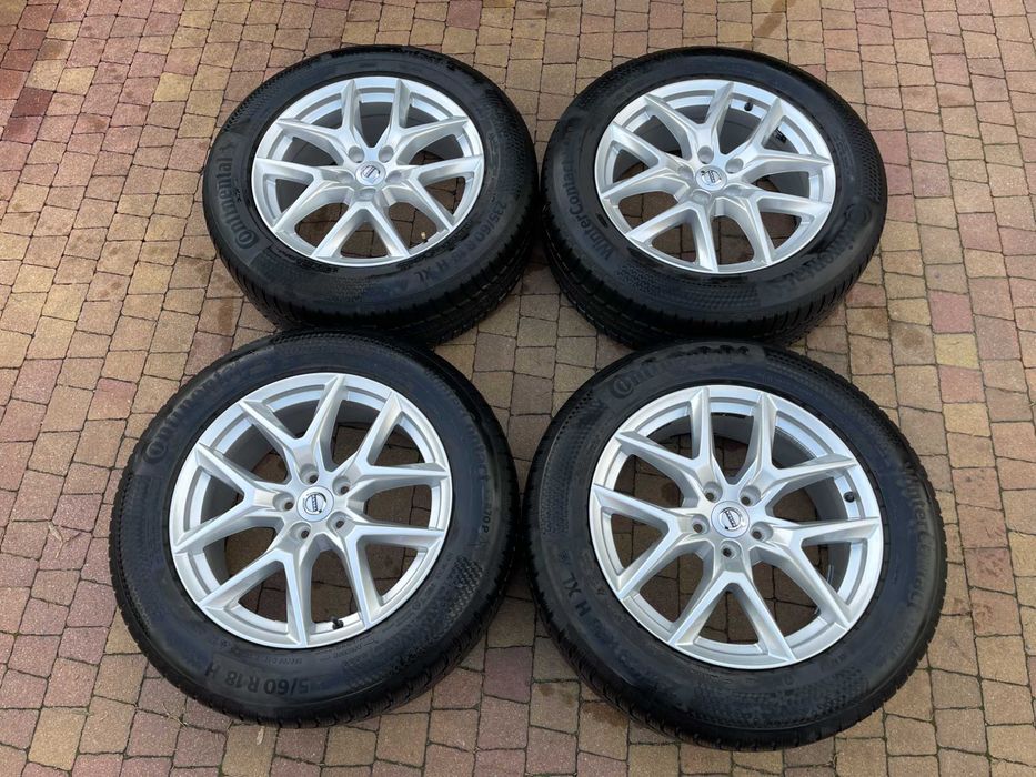 3947. Koła letnie Volvo V60 XC70 oryginalne jak nowe 235/45/18 2023r