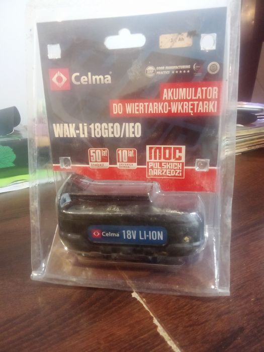 Akumulator do wiertarko -wkretarki CELMA