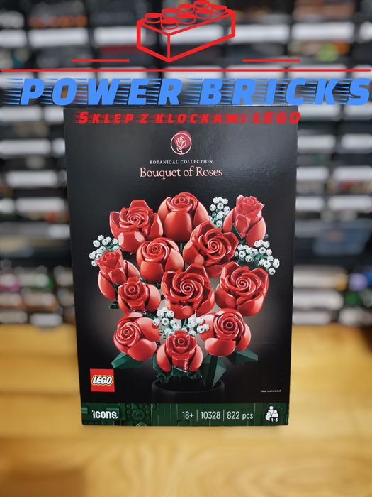 LEGO ICONS 10328 - Bukiet róż