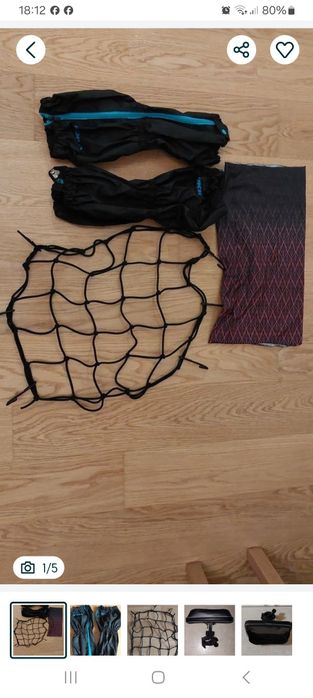 Rękaw pod szyję, siatka na bagaż