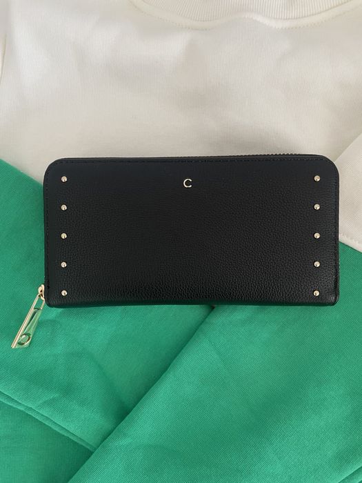 Nowy czarny portfel włoskiej firmy  Carrera