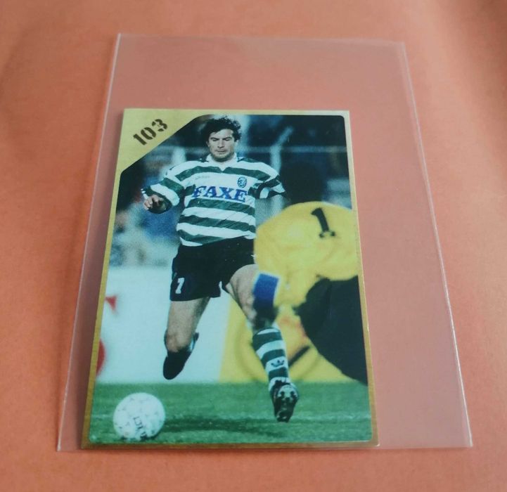 3 Cromos de Luís Figo - Coleção do Sporting CP