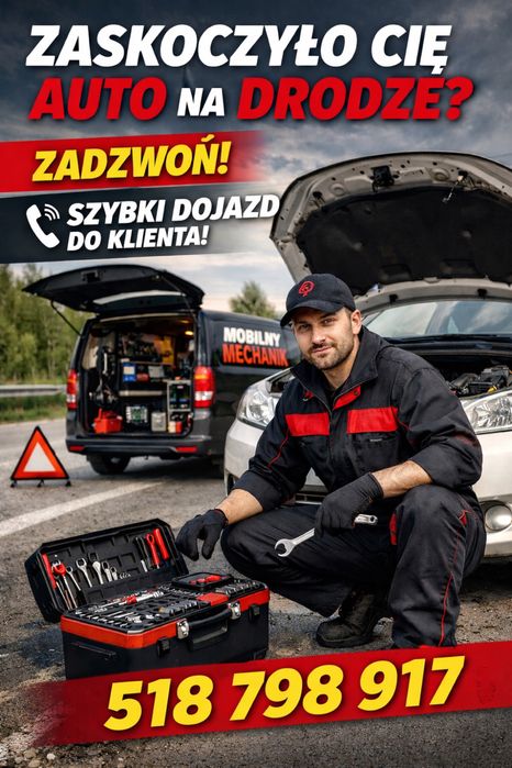 Mobilny mechanik - szybki dojazd - diagnostyka komputerowa