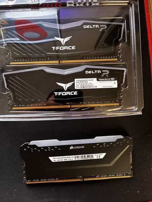 Memória RAM DDR4, 3600 mhz da Team Group (2x8)