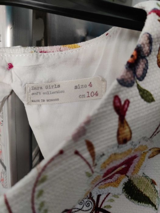 Vestido criança de cerimónia da Zara usado 1 vez