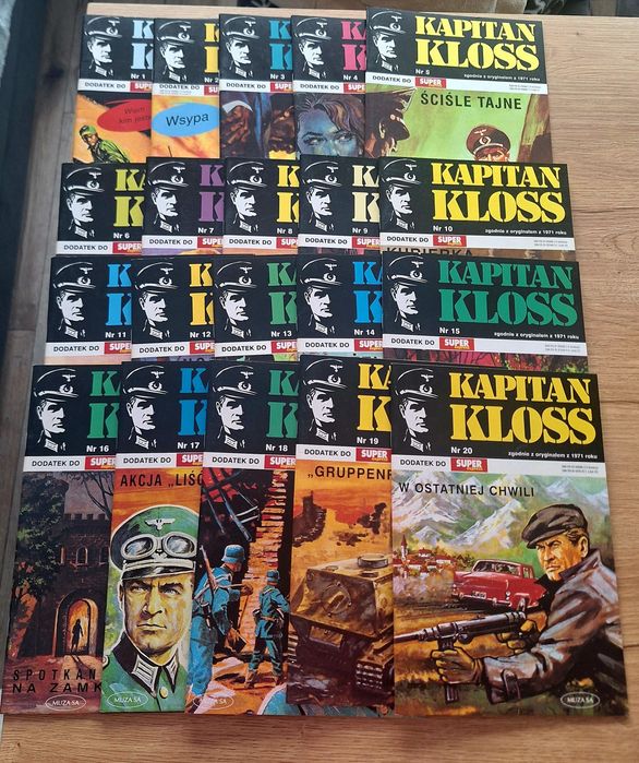 Kapitan Kloss komiksy