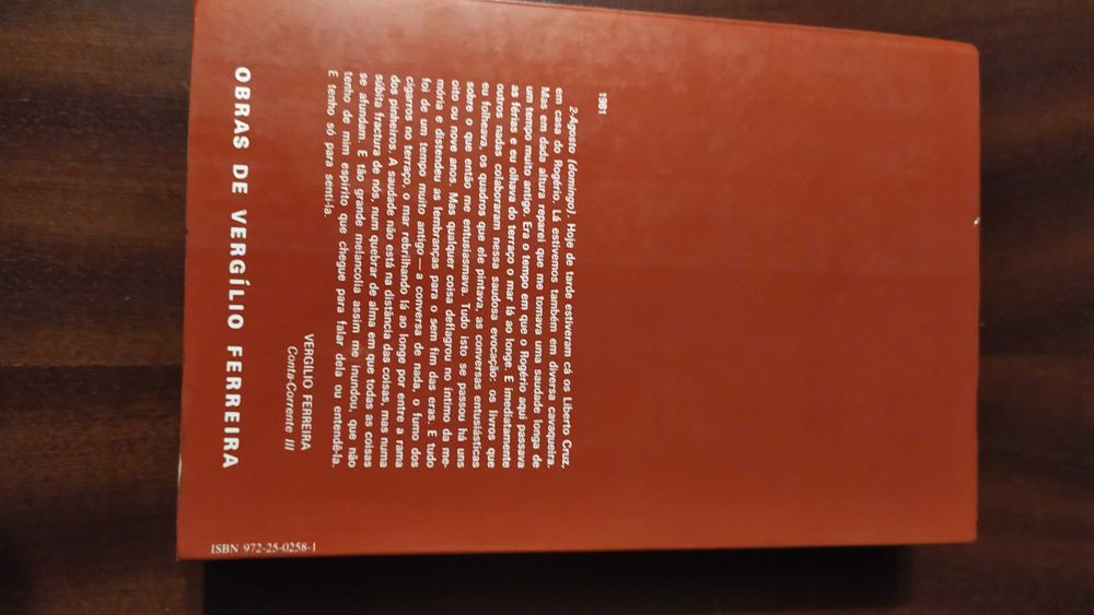 [Livro] Conta-Corrente 3 - Vergílio Ferreira