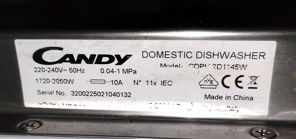 zmywarka Candy Brava CDPH 2D1145W używana 45cm