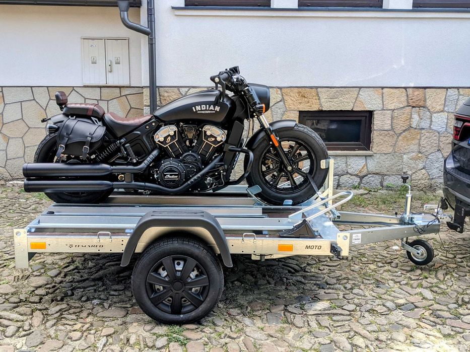 Przyczepka Motocyklowa Przyczepa Motocykl Motory Motor Wynajem + Pasy