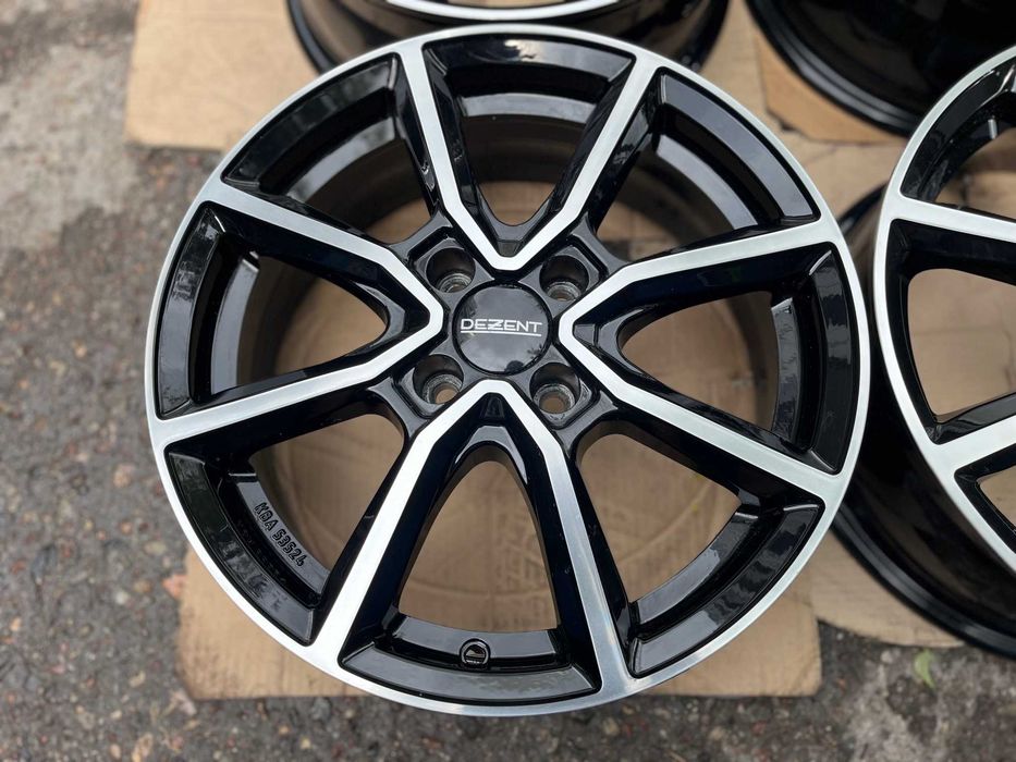 4x felgi aluminiowe DEZENT TN black 16"x6" rozstaw 4x100 ET 38 NOWE