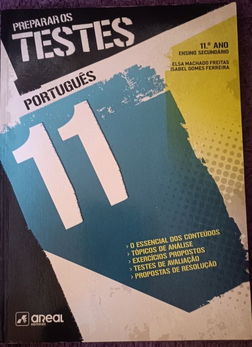 Portuguese Language Test Preparation Book for 11th Grade (Areal Novo)