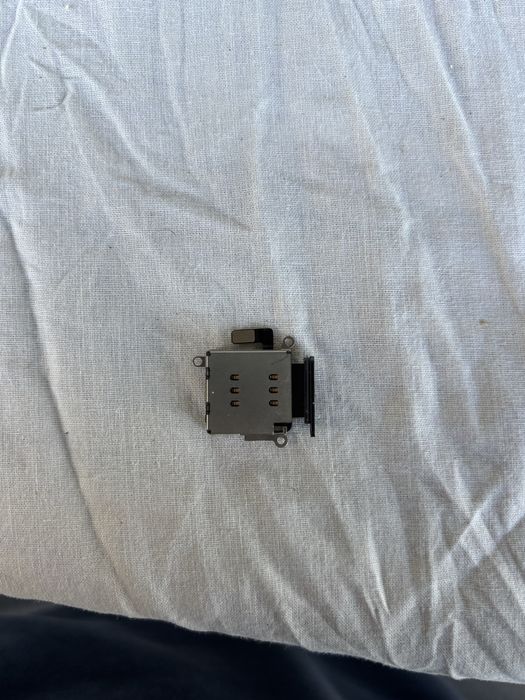1 conjunto de conector de leitor de cartão sim, para iphone 11