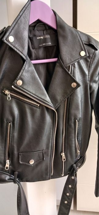 куртка косуха чорна sinsay розмір s-xs