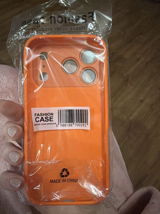 Чохол на iphone 17 Pro, чехол не айфон 17 Про оранжевый, orange