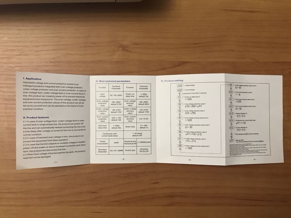 Реле напруги Tomzn Автоматичний захист перепадів напруги струму
