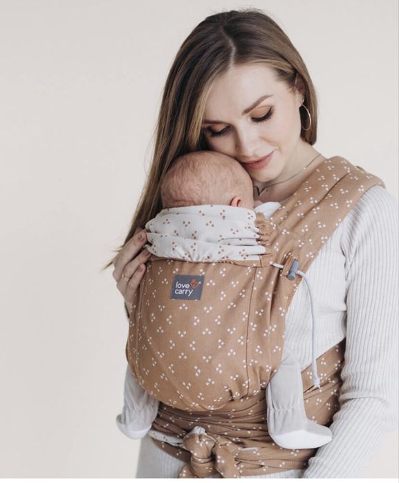 Слінг Love&Cary від 0 до 6+ міс, бежевий
