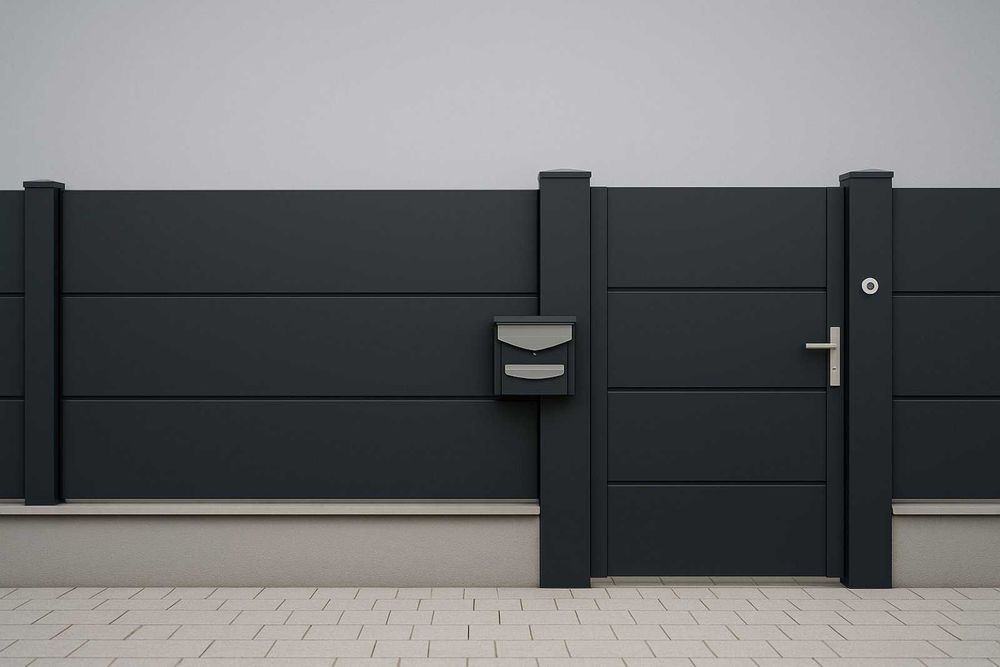 металеві  секційні  паркани та ворота