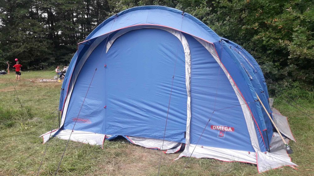 Zajefajny namiot urlop camping nocleg