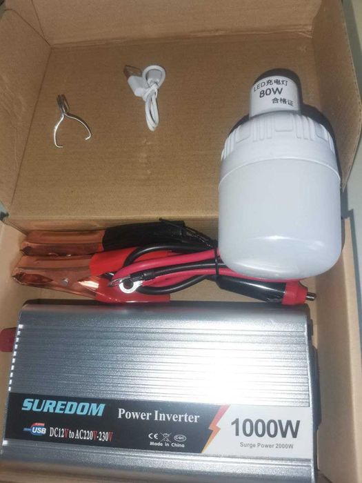 Інвертор 12V 220V 1000W Модифікований синус