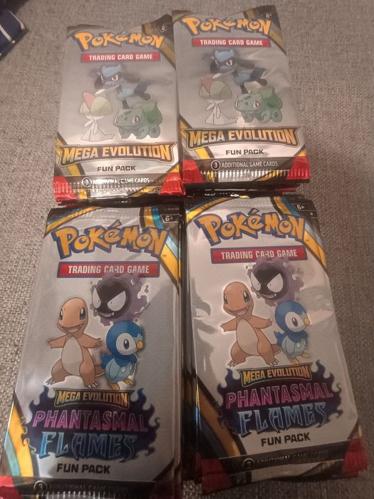 Pokemon TGC Mega Evolution saszetki fun pack cena za 1 saszetke