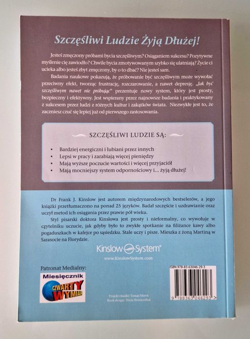 Frank Kinslow - Jak być szczęśliwym nawet nie próbując (P&G Editors)