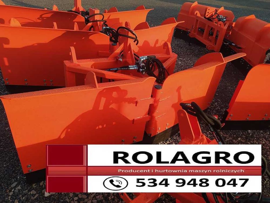 Pług do śniegu strzałkowy hydrauliczny metal-technik