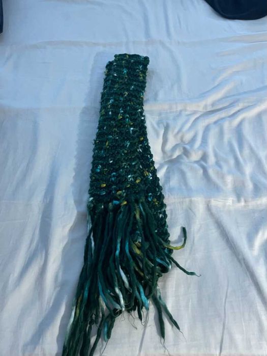 cachecol zara tons verde