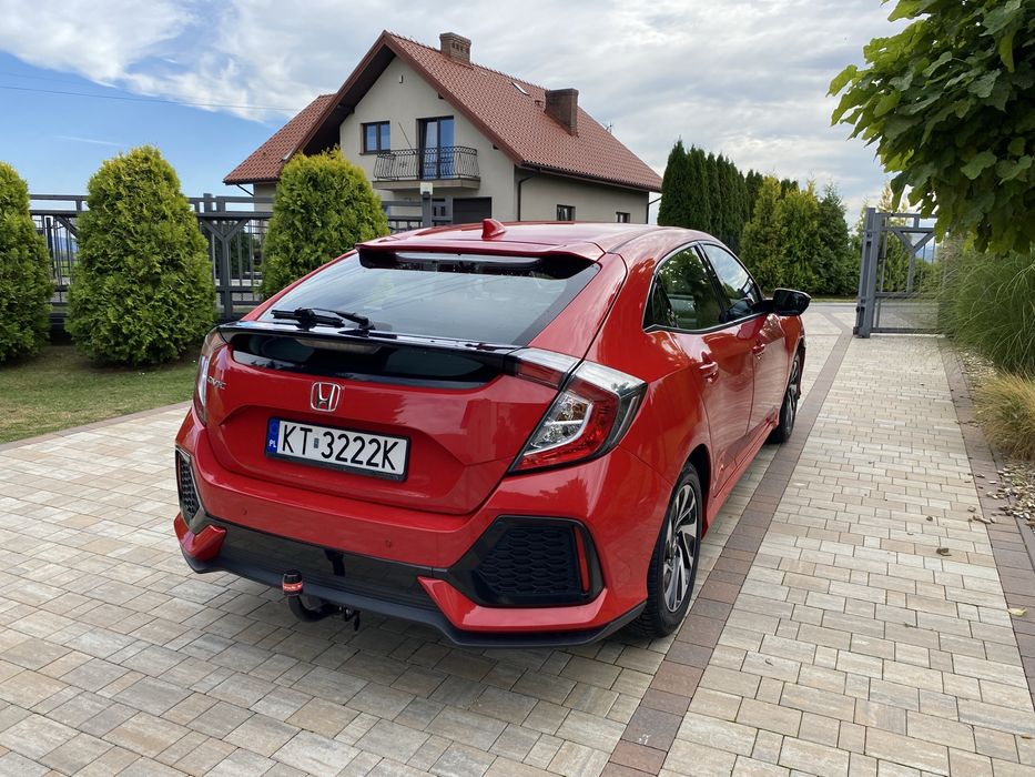 Honda Civic X Salon Polska 2017 Rok Benzyna Turbo