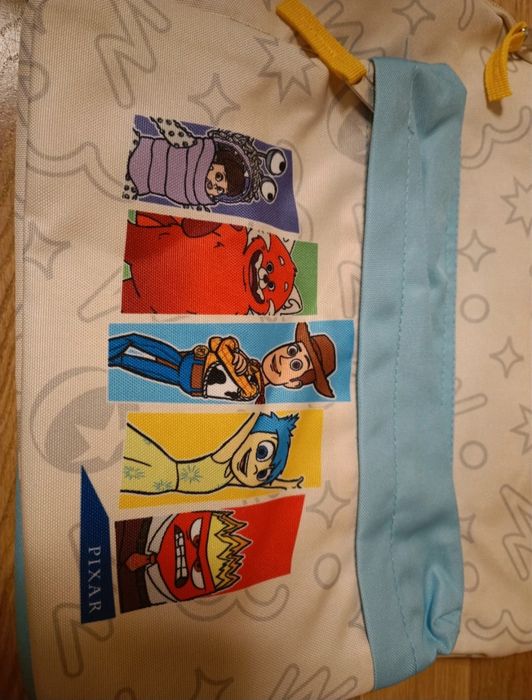 Nowy oryginalny niebieski plecak Disney pixar