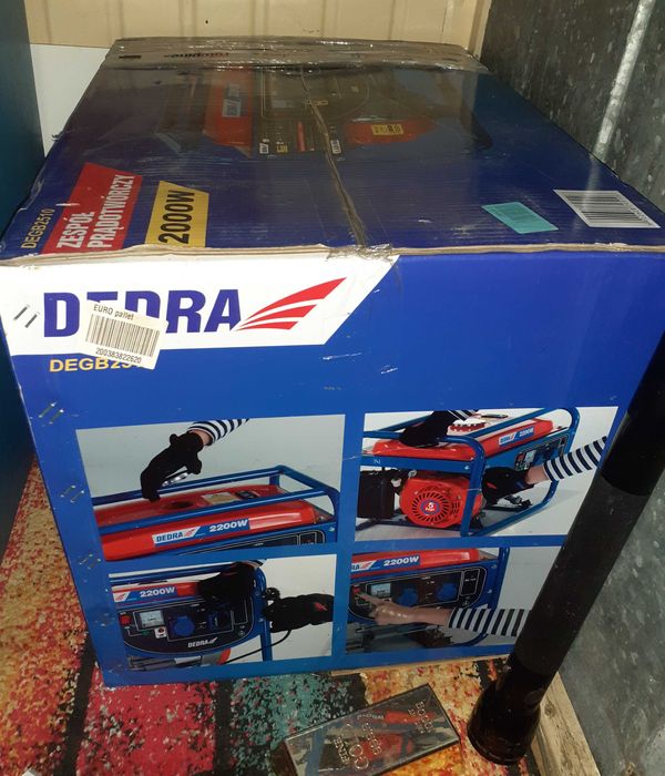 Pń Agregat Prądotwórczy Generator DEDRA DEGB2510 moc max 2,2kW 2200W