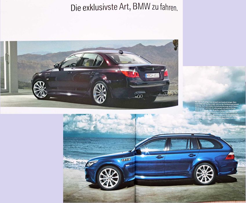 BMW M5 E60 / E61 prospekt 58 str. (1) 2007, stan BDB *przesyłka GRATIS