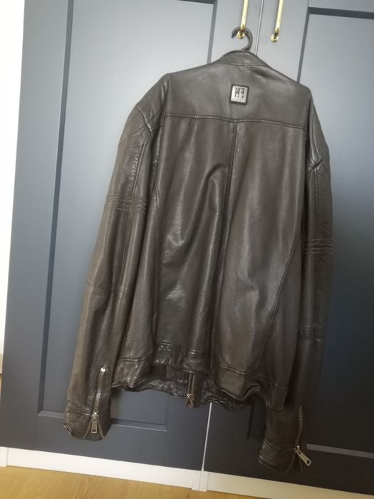 Kurtka skórzana męska