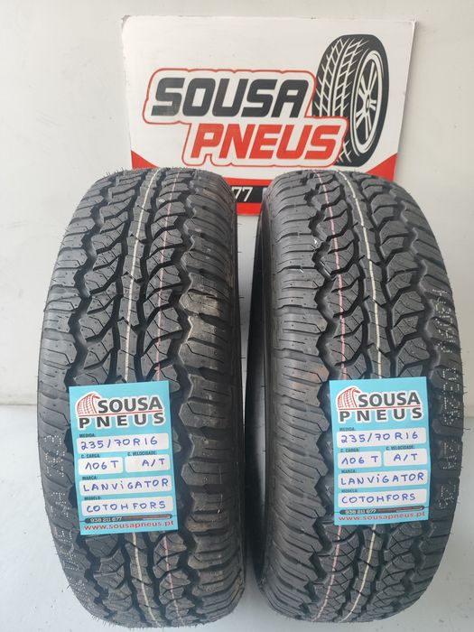 2 pneus Novos 235-70R16 - Oferta da entrega em todo o pais